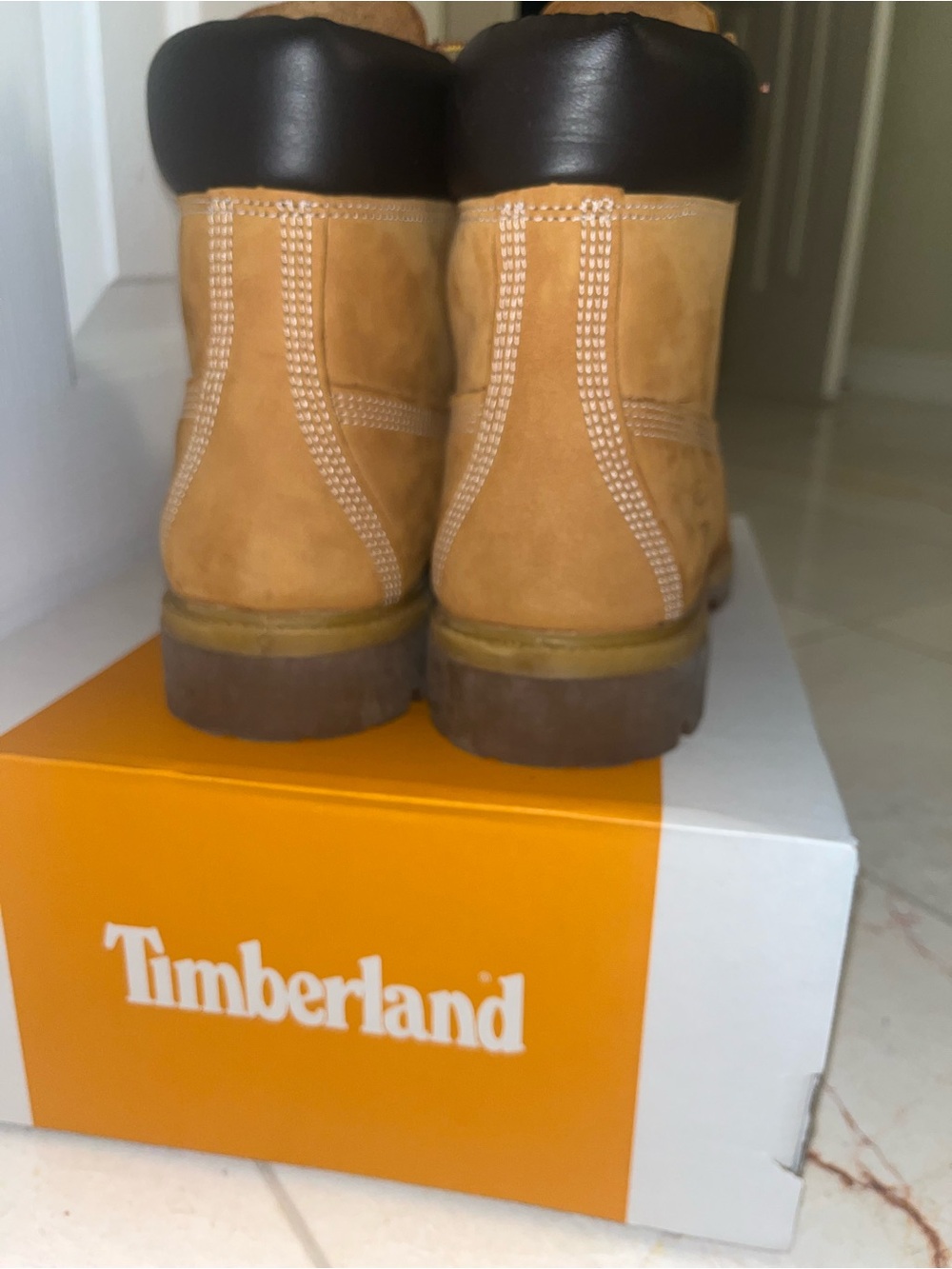 Men’s Timberland Premium 6-Inch Boots Wheat Size 10 - Picture 3 of 8